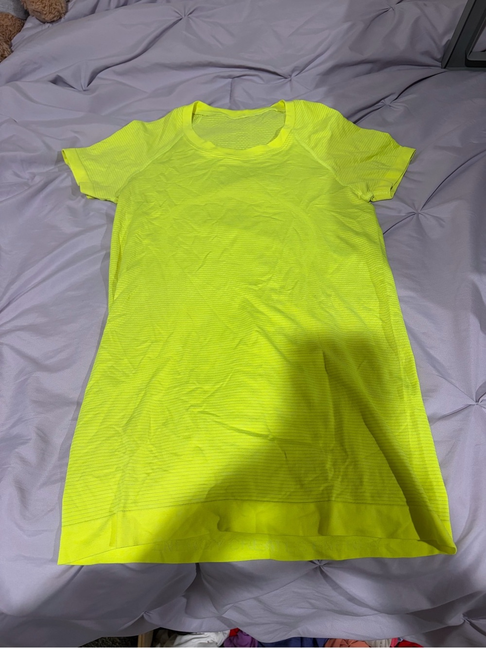 Lululemon Neon Yellow Tee
